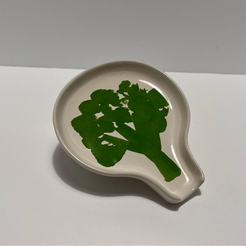 VINTAGE kate spade broccoli spoon rest